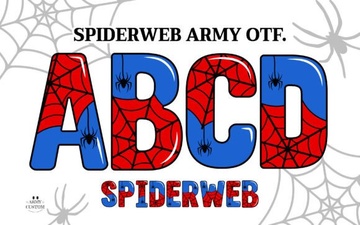 Designing with Spiderweb Army Fonts