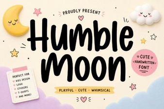 Humble Moon: a Font for Thoughtful Digital Design