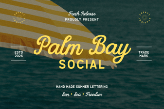 Craft Your Style with Palm Bay Social Font